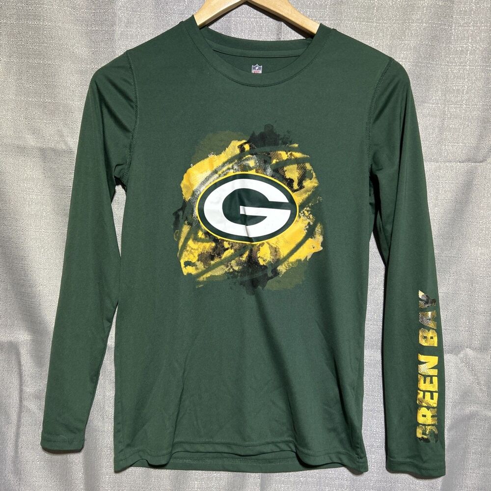 NFL Green Bay Packers Football‎ Youth Medium (10-12) NFL Brand Long Sleeve Shirt